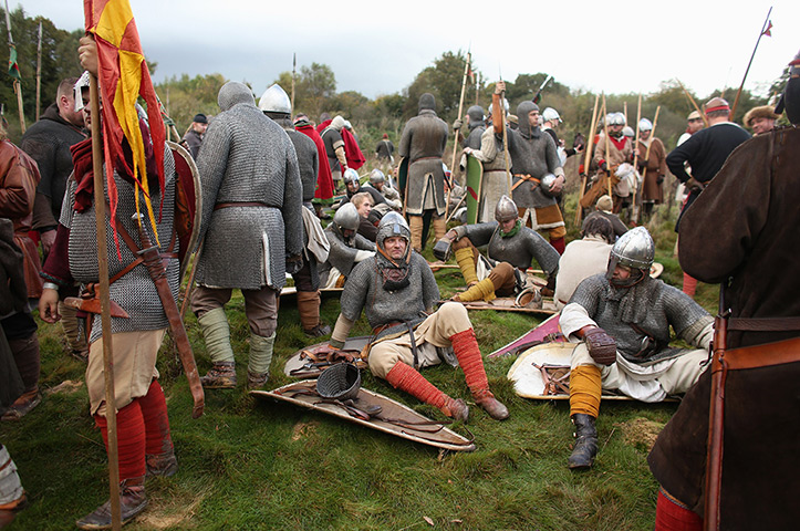 24 hours: Battle, England: Re-enactment of the Battle of Hastings