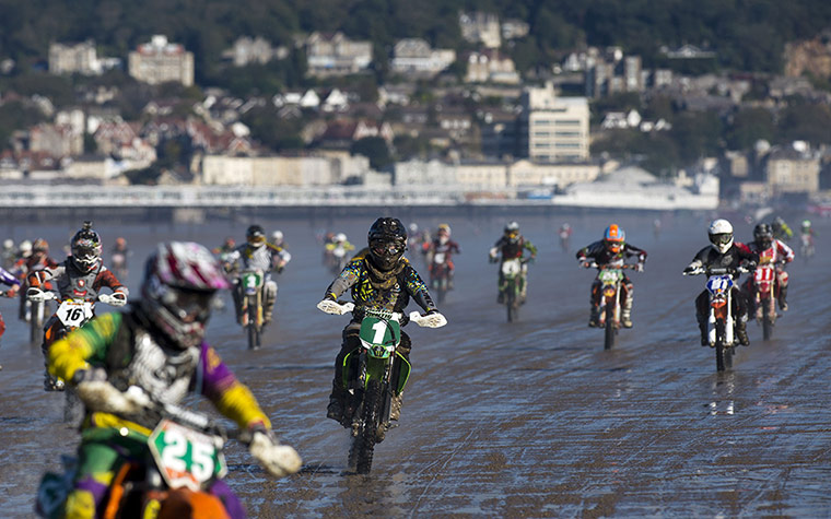 beach race: Britain's Todd Kellett