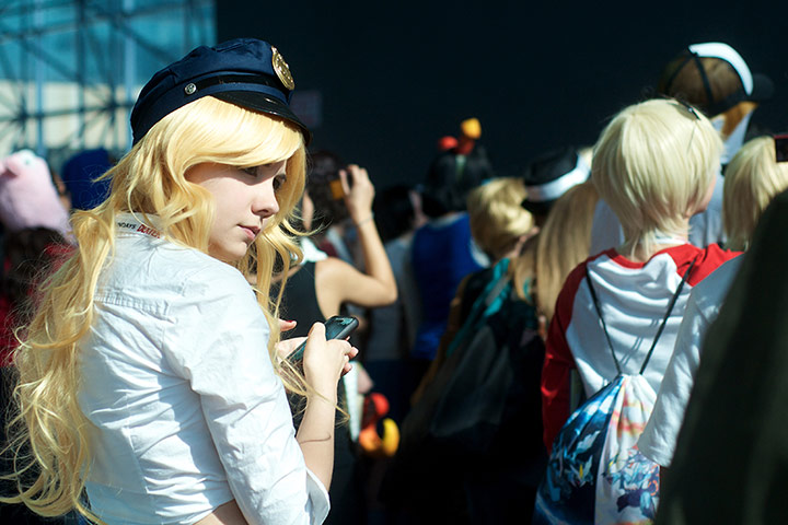 NYC Comic Con: Young woman