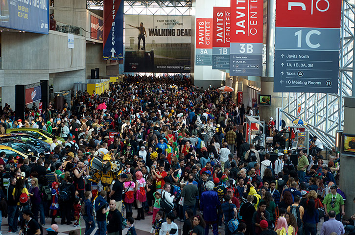 NYC Comic Con: Comic Con convention hall