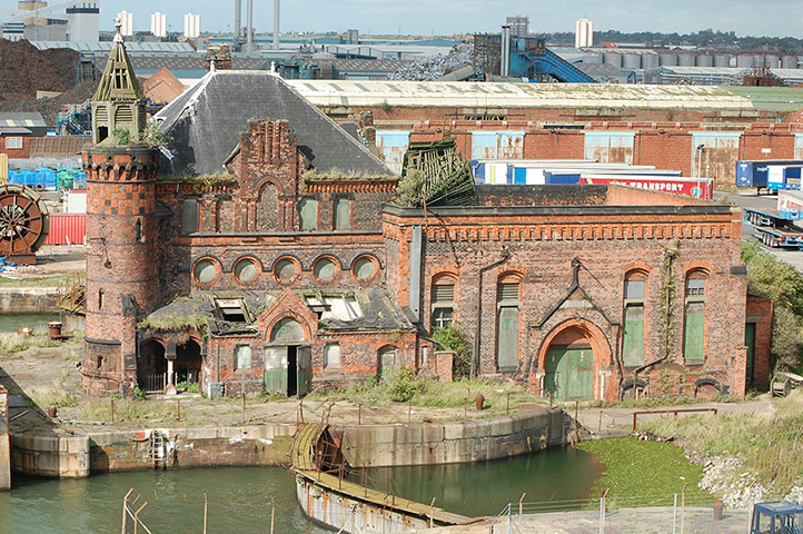 Victorian buildings: Merseyside, Langton Dock pumphouse, Bootle