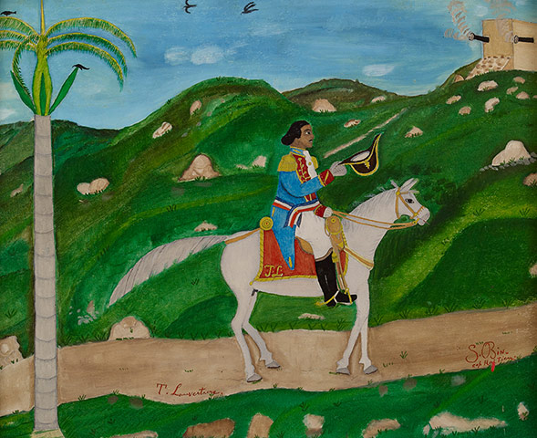 Haitian art: Séneque Obin, Toussaint Louverture, c.1950