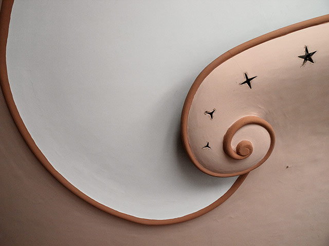 David Bailey's India: Detail on celing