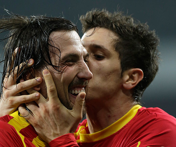 Tuesday WCQ: Dejan Damjanovic gets a smacker for scoring Montenegro's winner