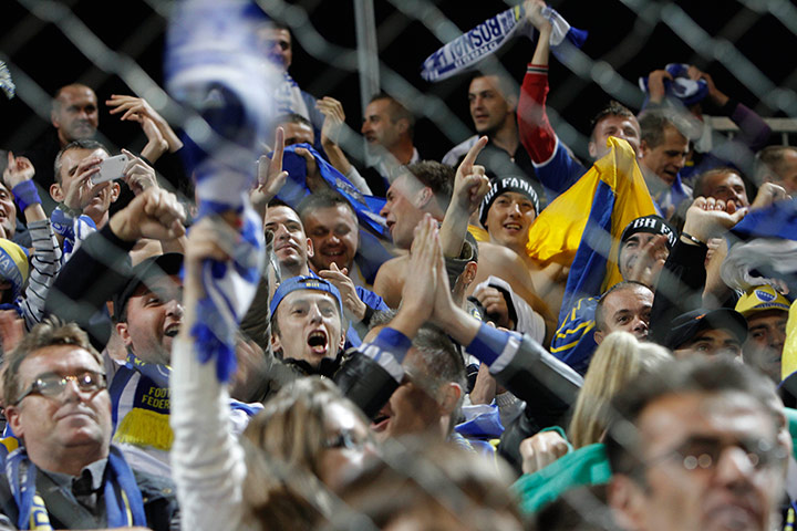 Tuesday WCQ: Bosnia fans