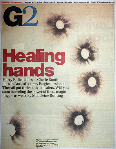 20 years of G2 covers: Faith Healers G2 front cover 30.7.1998