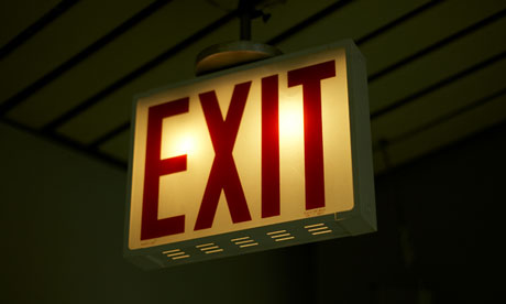 Exit sign