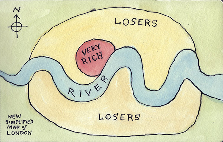 On the map: London Simplified2