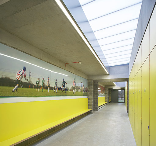 Stanton Williams projects: The Hackney Marshes Centre, London, United Kingdom, 2011