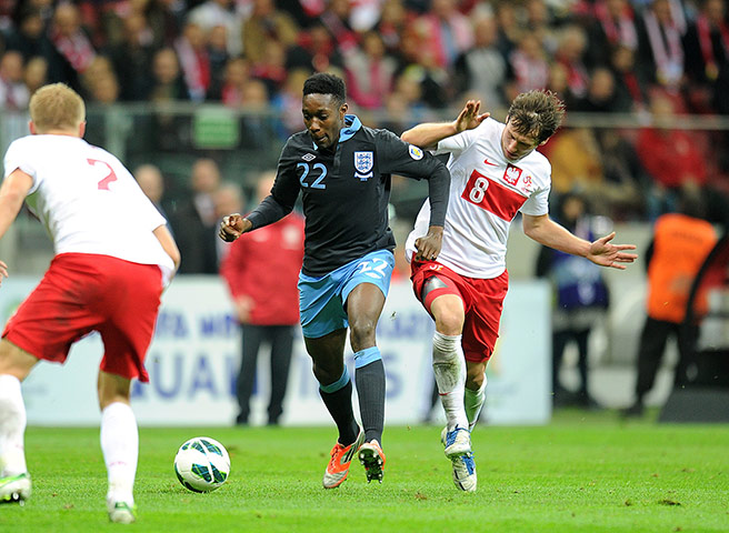 Poland England: Danny Welbeck