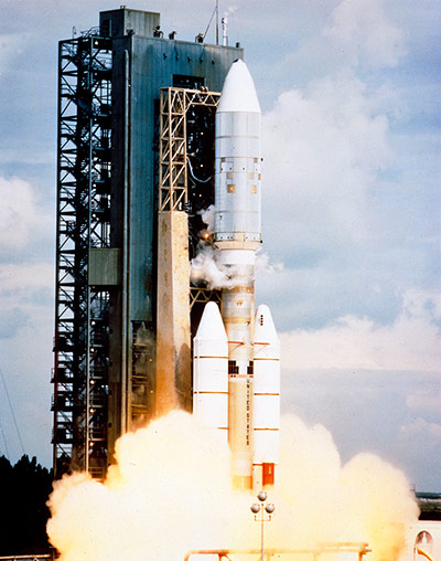 Voyager: Launch of Voyager 1 spacecraft, 5 September, 1977