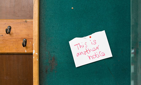 Notice on noticeboard