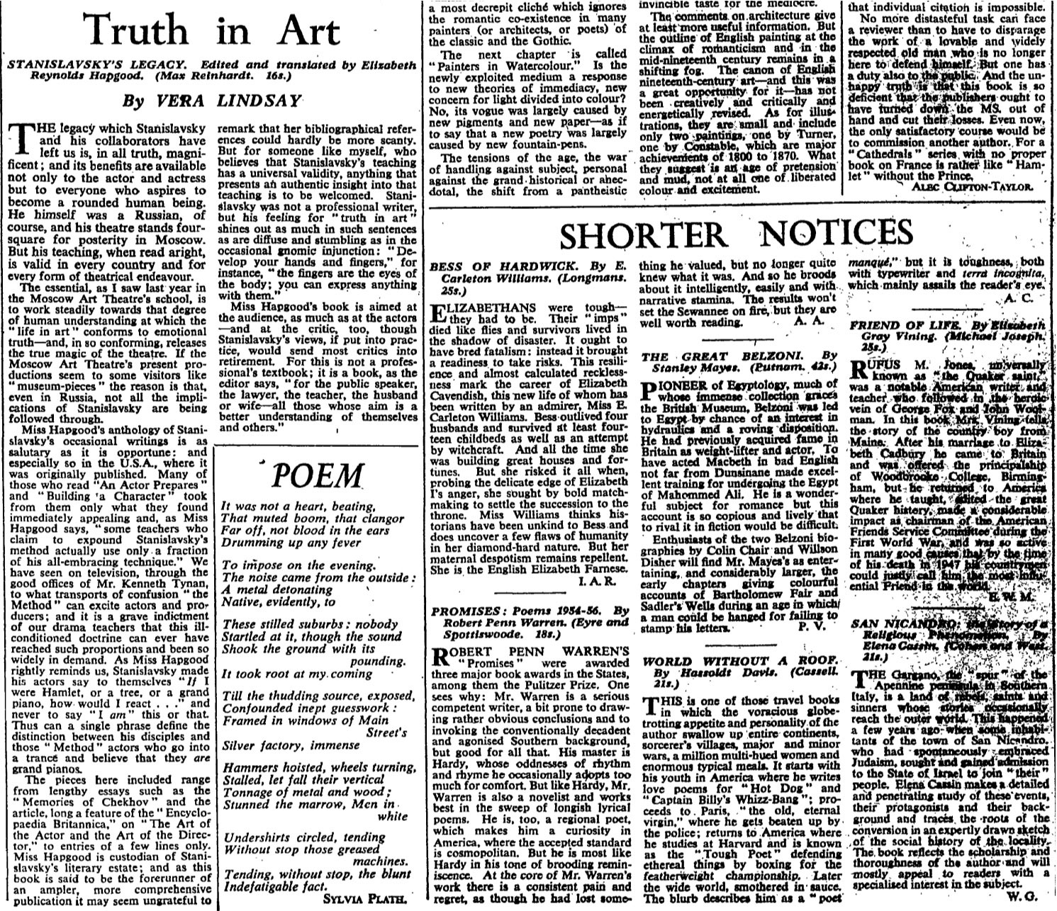 Sylvia Plath Reviews From The Archive Sylvia Plath The Guardian