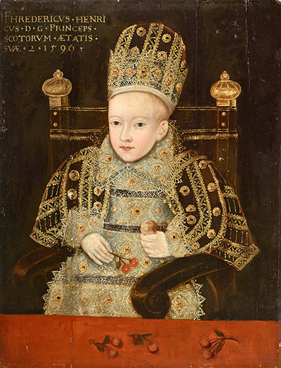 Henry Stuart: Prince Henry When an Infant, unknown artist, 1596