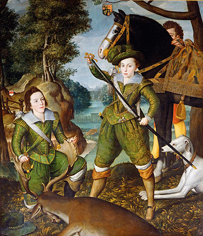 Henry Stuart: Prince Henry and Robert Devereux, 3rd Earl of Essex by Robert Peake