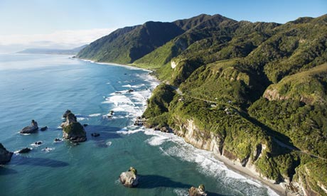 New Zealand coastline