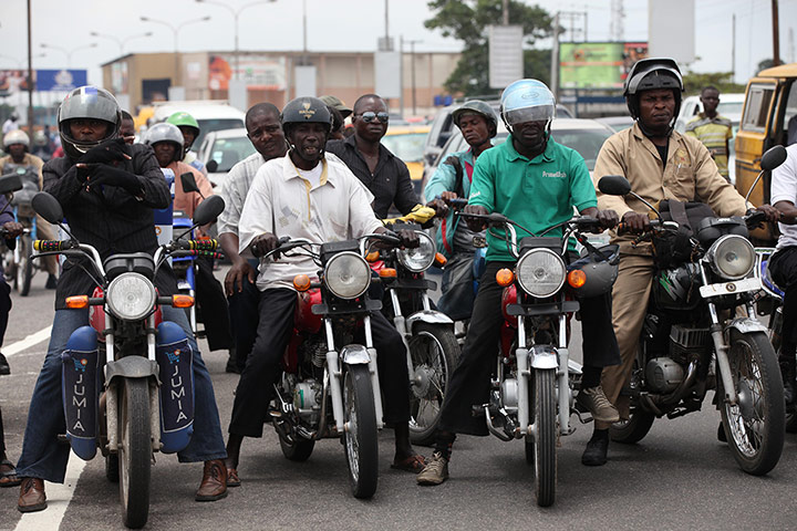 Lagos traffic: go slow traffic jams