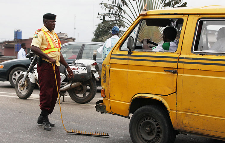 Lagos traffic: go slow traffic jams