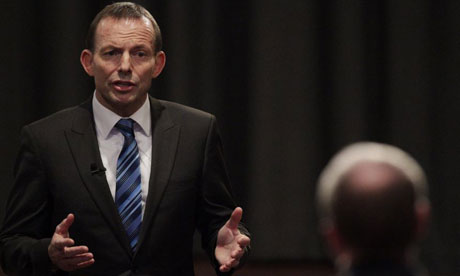 Tony Abbott, the Australian opposition leader