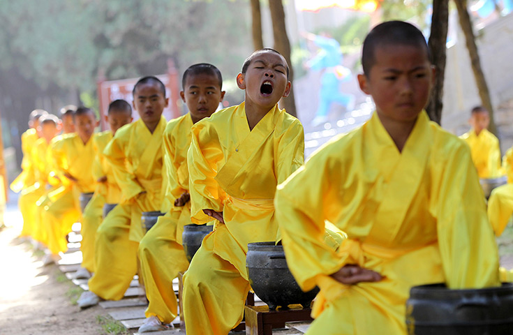 Kung Fu festival : Students from a martial arts school 