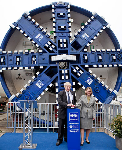Underground book: Boris Johnson and Justine Greening