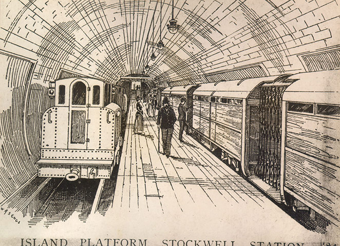 Underground book: Stockwell station, City & South London Railway