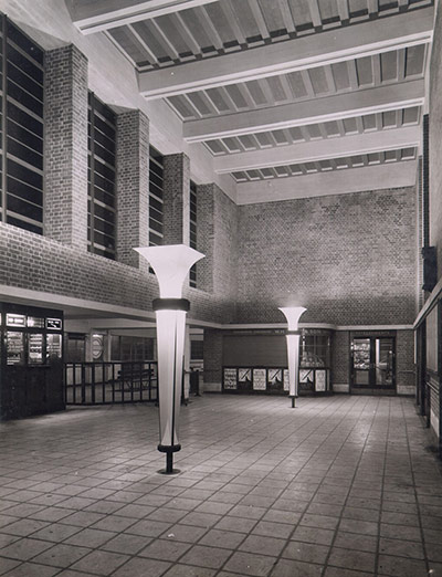 Underground book: the booking hall at Sudbury Town