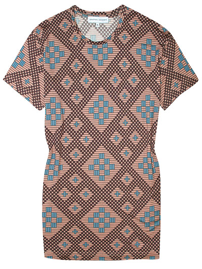 Optical prints: T-shirt, £117, Jonathan Saunders