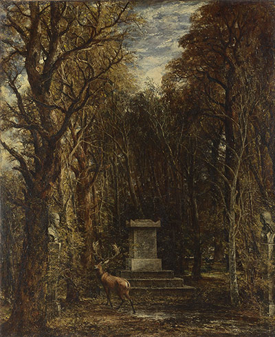 Autumn paintings: Cenotaph to the Memory of Sir Joshua Reynolds by John Constable