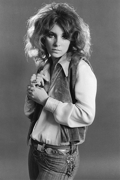 Big Picture: Groupies: Black and white image of a groupie from the sixties