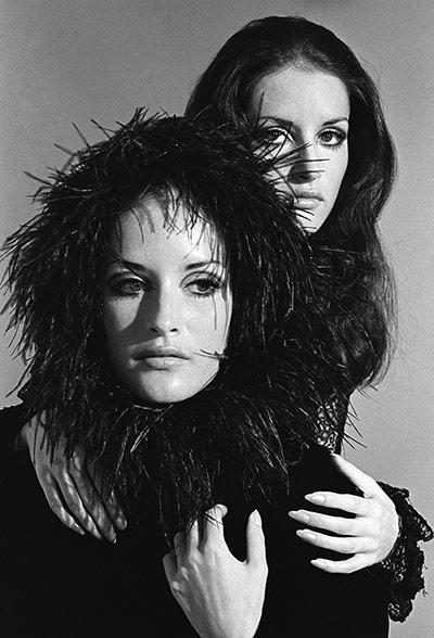 Big Picture: Groupies: Black and white image of a groupie from the sixties