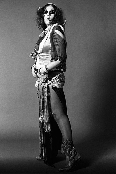 Big Picture: Groupies: Black and white image of a groupie from the sixties