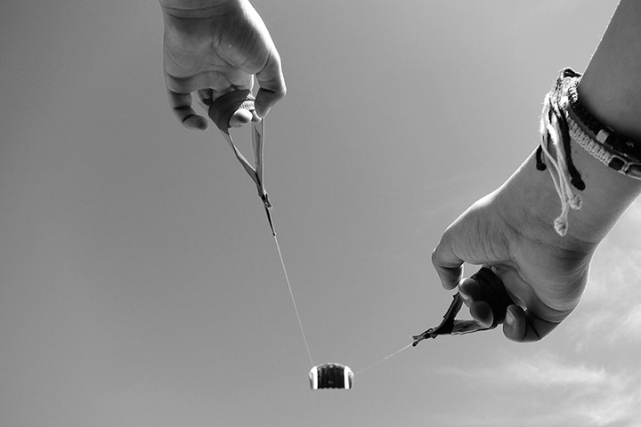 Your Pictures: trick: Small kite tricks with a 1.6 mitre kite