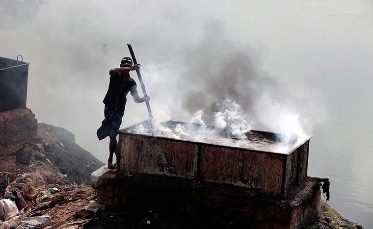 Toxic pollution: Tannery