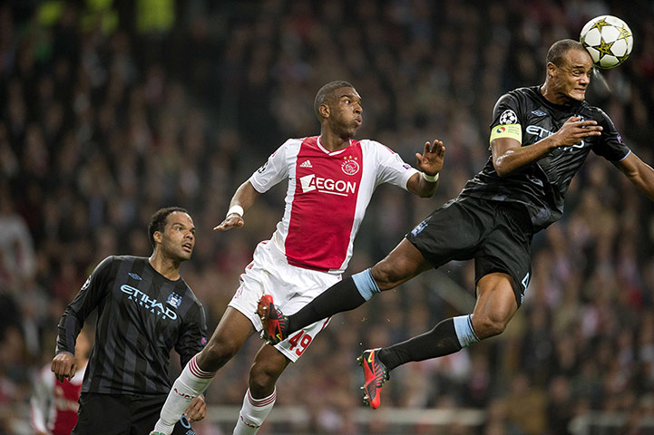 Wed champs league 2:  Jolean Lescott, Ryan Babel and Vincent Kompany 