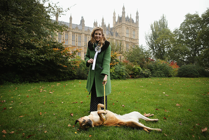Westminster Dog: Penny Mordaunt with her dog