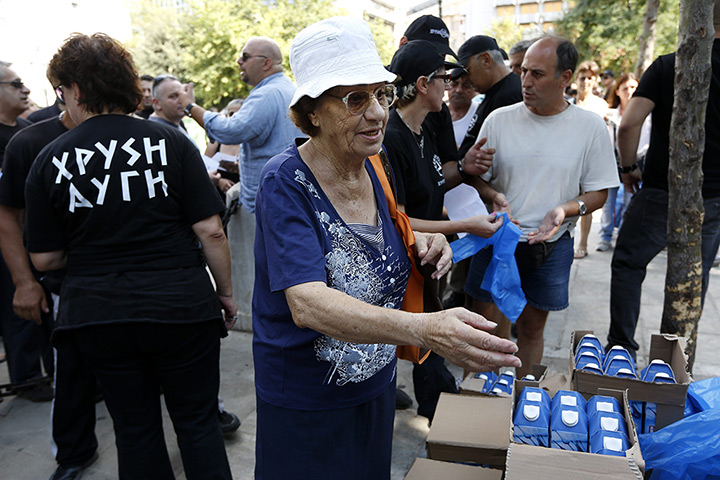 Golden Dawn: Golden Dawn food handout