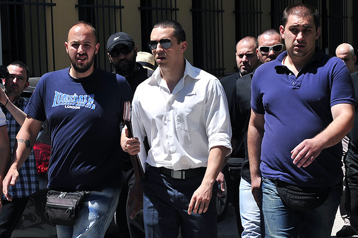 Golden Dawn: Golden Dawn Member of Parliament Ilias Kasidiaris 