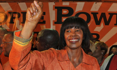 Jamaican prime minister Portia Simpson Miller