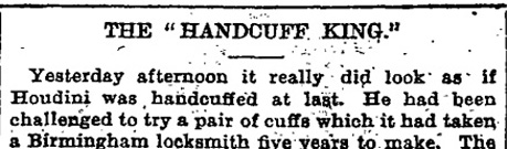 harry houdini handcuffs harry houdini handcuffs