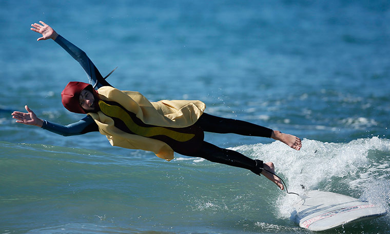 Halloween Surf: Halloween surf contest in Santa Monica