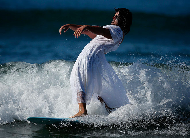 Halloween Surf: Halloween surf contest in Santa Monica