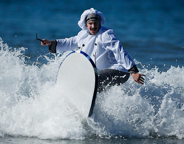 Halloween Surf: Halloween surf contest in Santa Monica