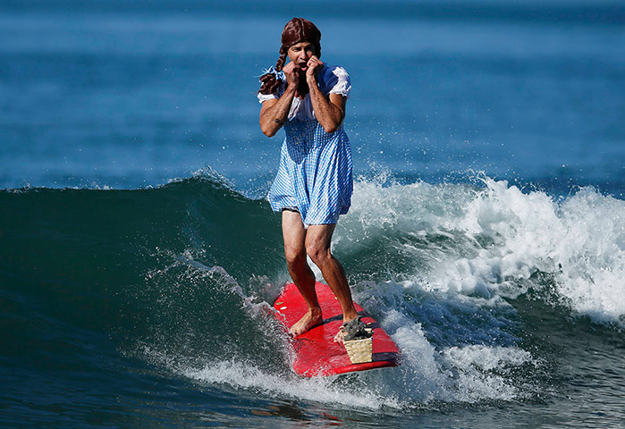 Halloween Surf: Halloween surf contest in Santa Monica