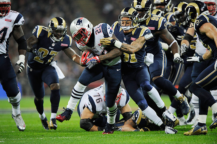 Rams take on the Patriots: St Louis Rams v New England Patriots