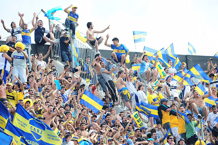 Boca Juniors River Plate: Boca Juniors supporters