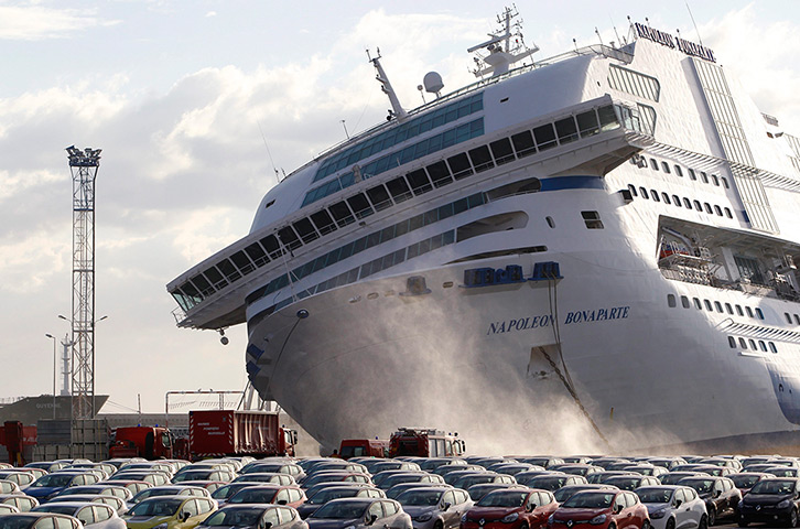 24 hours: Marseille, France: French car ferry Napoleon Bonaparte