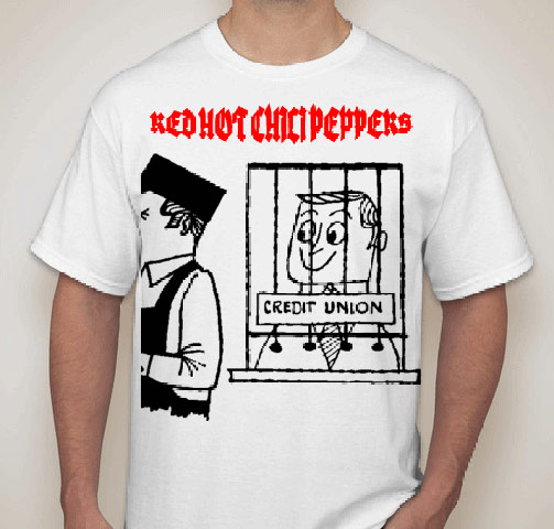 Worst band t-shirt: Red Hot Chili Peppers by David Collins