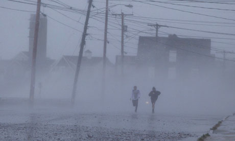 Hurricane Sandy batters east coast