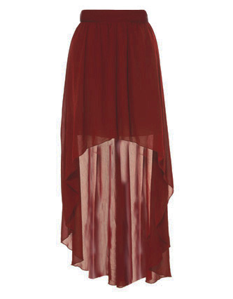 Autumn 12 ethical fashion: Fair+true fair trade dip hem skirt